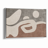 Abstract Shapes and Stripes Minimalist Canvas Art