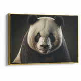Charming Wildlife Wall Art – Panda Portrait Canvas Print