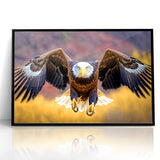 Majestic Birds of Prey Wall Art – Bald Eagle in Flight Canvas Print