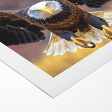 Majestic Birds of Prey Wall Art – Bald Eagle in Flight Canvas Print