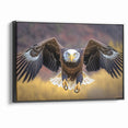 Majestic Birds of Prey Wall Art – Bald Eagle in Flight Canvas Print