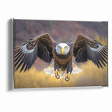 Majestic Birds of Prey Wall Art – Bald Eagle in Flight Canvas Print