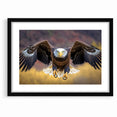Majestic Birds of Prey Wall Art – Bald Eagle in Flight Canvas Print