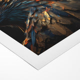Artistic Birds of Prey Wall Art – Abstract Eagle Portrait Canvas Print