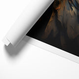 Artistic Birds of Prey Wall Art – Abstract Eagle Portrait Canvas Print