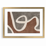 Fluid Abstract Lines and Stripes Canvas Art