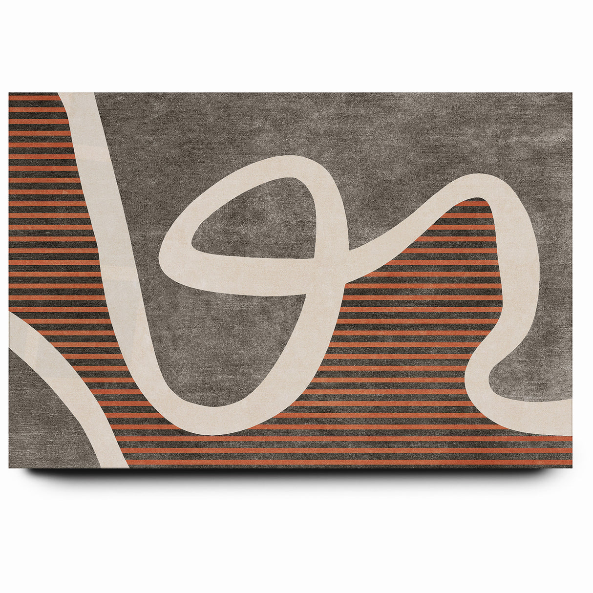 Fluid Abstract Lines and Stripes Canvas Art