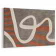 Fluid Abstract Lines and Stripes Canvas Art