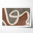 Fluid Abstract Lines and Stripes Canvas Art