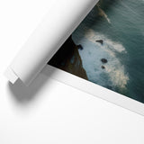 Majestic Birds of Prey Wall Art – Eagle Soaring Over Coastal Cliffs
