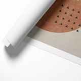 Geometric Shapes and Lines Abstract Canvas Art