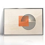 Modern Abstract Shapes and Patterns Canvas Art
