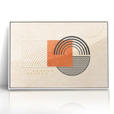 Modern Abstract Shapes and Patterns Canvas Art