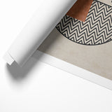 Modern Abstract Shapes and Patterns Canvas Art