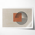 Modern Abstract Shapes and Patterns Canvas Art