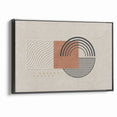 Modern Abstract Shapes and Patterns Canvas Art