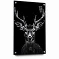 Striking Black Antelope Portrait – Majestic Wildlife Canvas Prints