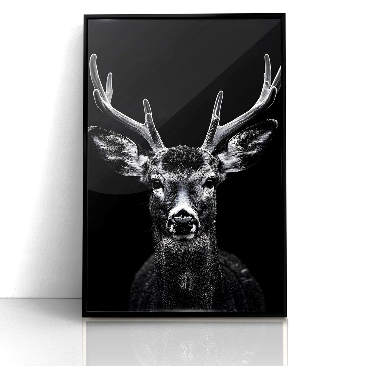 Striking Black Antelope Portrait – Majestic Wildlife Canvas Prints