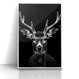 Striking Black Antelope Portrait – Majestic Wildlife Canvas Prints