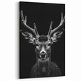 Striking Black Antelope Portrait – Majestic Wildlife Canvas Prints