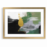 Abstract Brush Strokes and Color Splashes Canvas Art