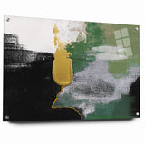 Abstract Brush Strokes and Color Splashes Canvas Art