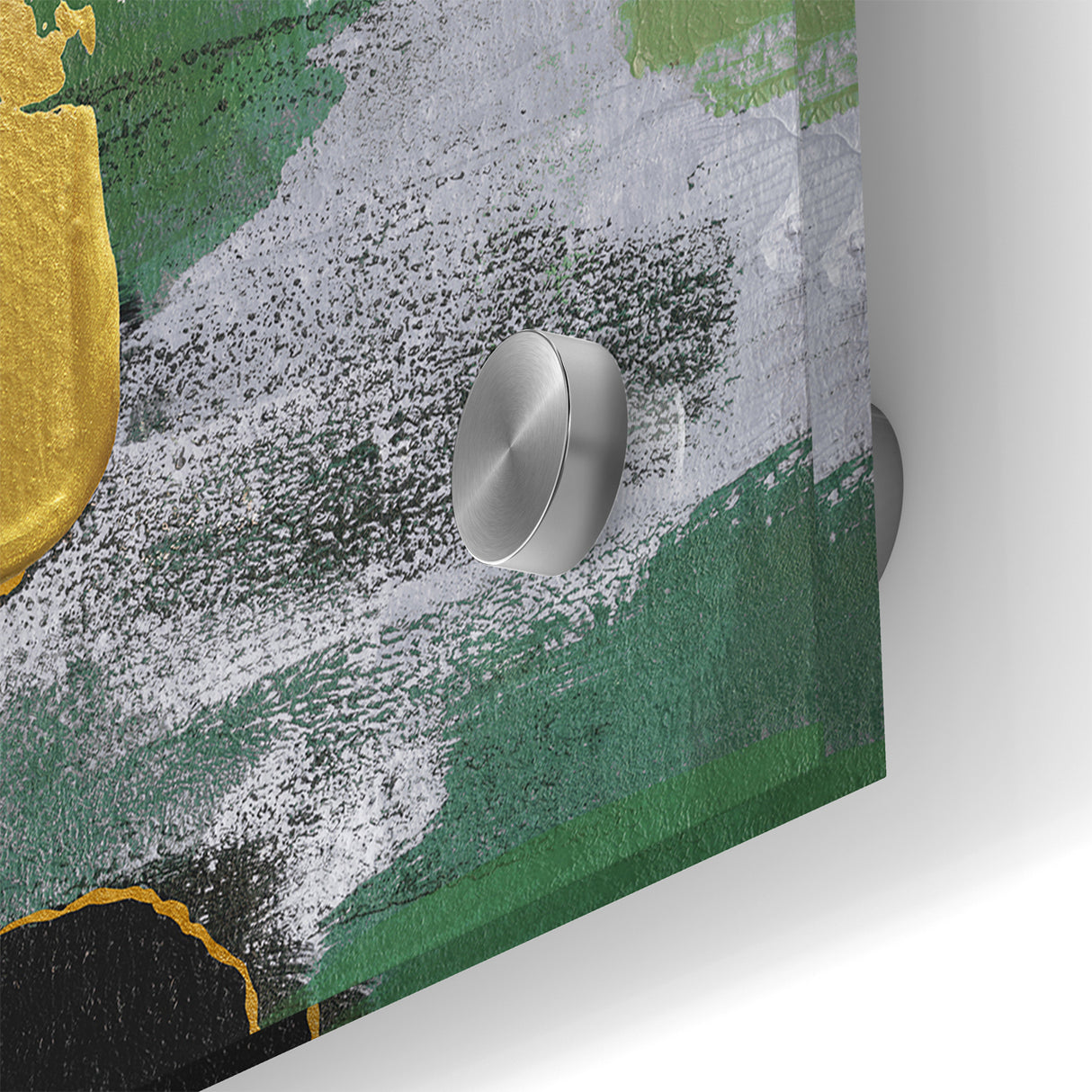 Abstract Brush Strokes and Color Splashes Canvas Art
