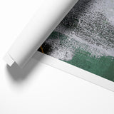 Abstract Brush Strokes and Color Splashes Canvas Art