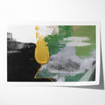 Abstract Brush Strokes and Color Splashes Canvas Art