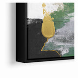 Abstract Brush Strokes and Color Splashes Canvas Art