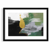Abstract Brush Strokes and Color Splashes Canvas Art