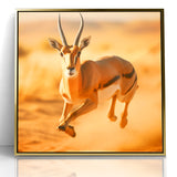 Dynamic Antelope in Motion – Stunning Wildlife Canvas Art