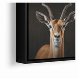 Regal Antelope Portrait – Elegant Wildlife Canvas Art