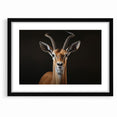Regal Antelope Portrait – Elegant Wildlife Canvas Art