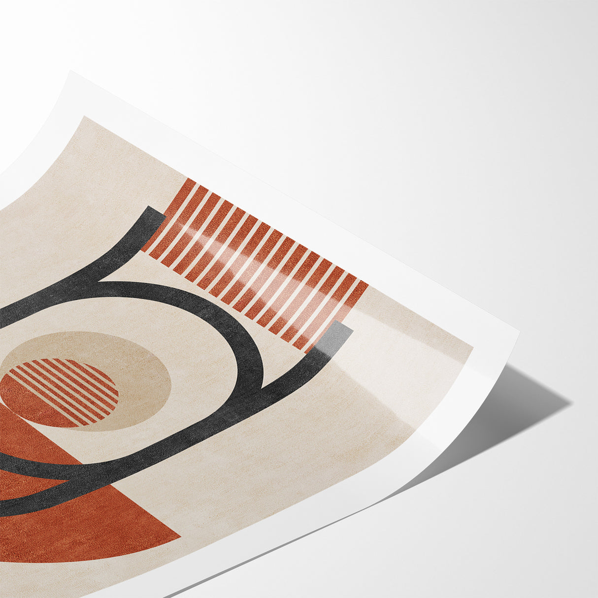 Striking Abstract Line Art with Dynamic Contrasts