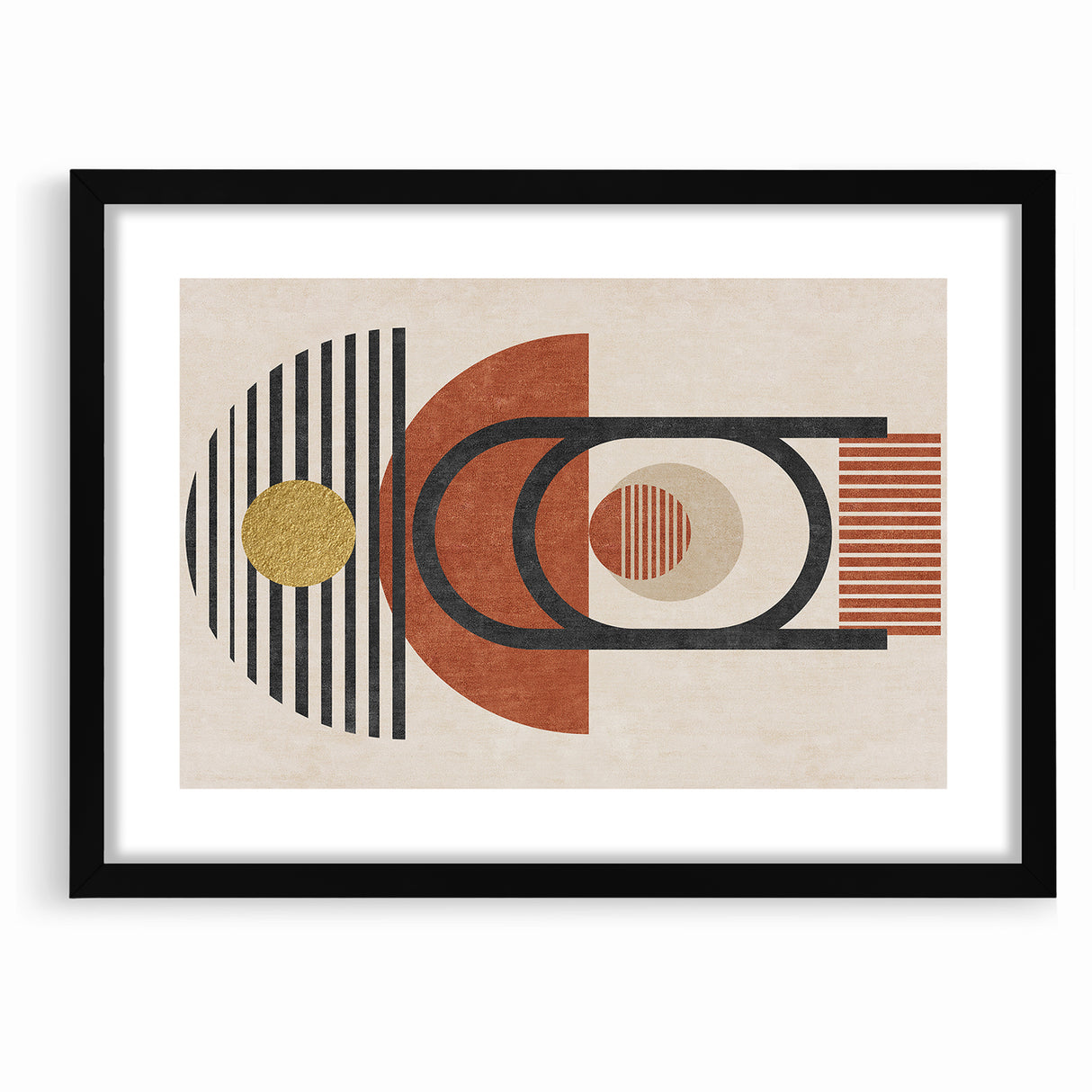 Striking Abstract Line Art with Dynamic Contrasts