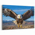 Dynamic Birds of Prey Wall Art – Bald Eagle in Flight Mountain Scene