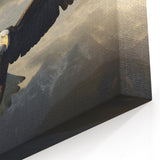 Majestic Birds of Prey Wall Art – Bald Eagle Soaring Over Mountains