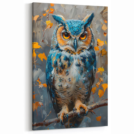 Majestic Birds of Prey Wall Art - Stunning Owl Wildlife Canvas Print