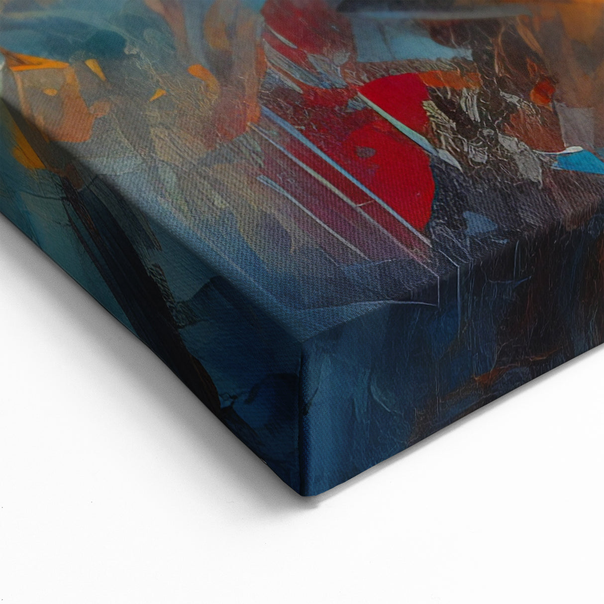Vibrant Antelope in Abstract Blue Hues - Stunning Wildlife Wall Art
