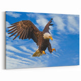 Dynamic Bald Eagle Wall Art - Soaring Birds of Prey Wildlife Print