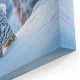 Majestic Snowy Owl Wall Art - Stunning Birds of Prey Winter Canvas
