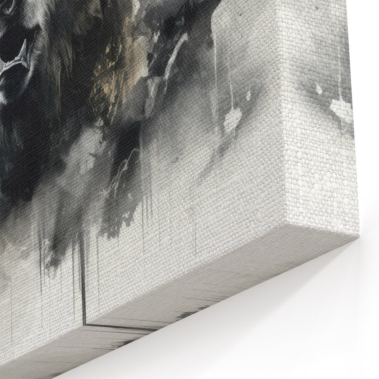 Powerful Grizzly Bear Art – Striking Monochrome Wildlife Wall Print