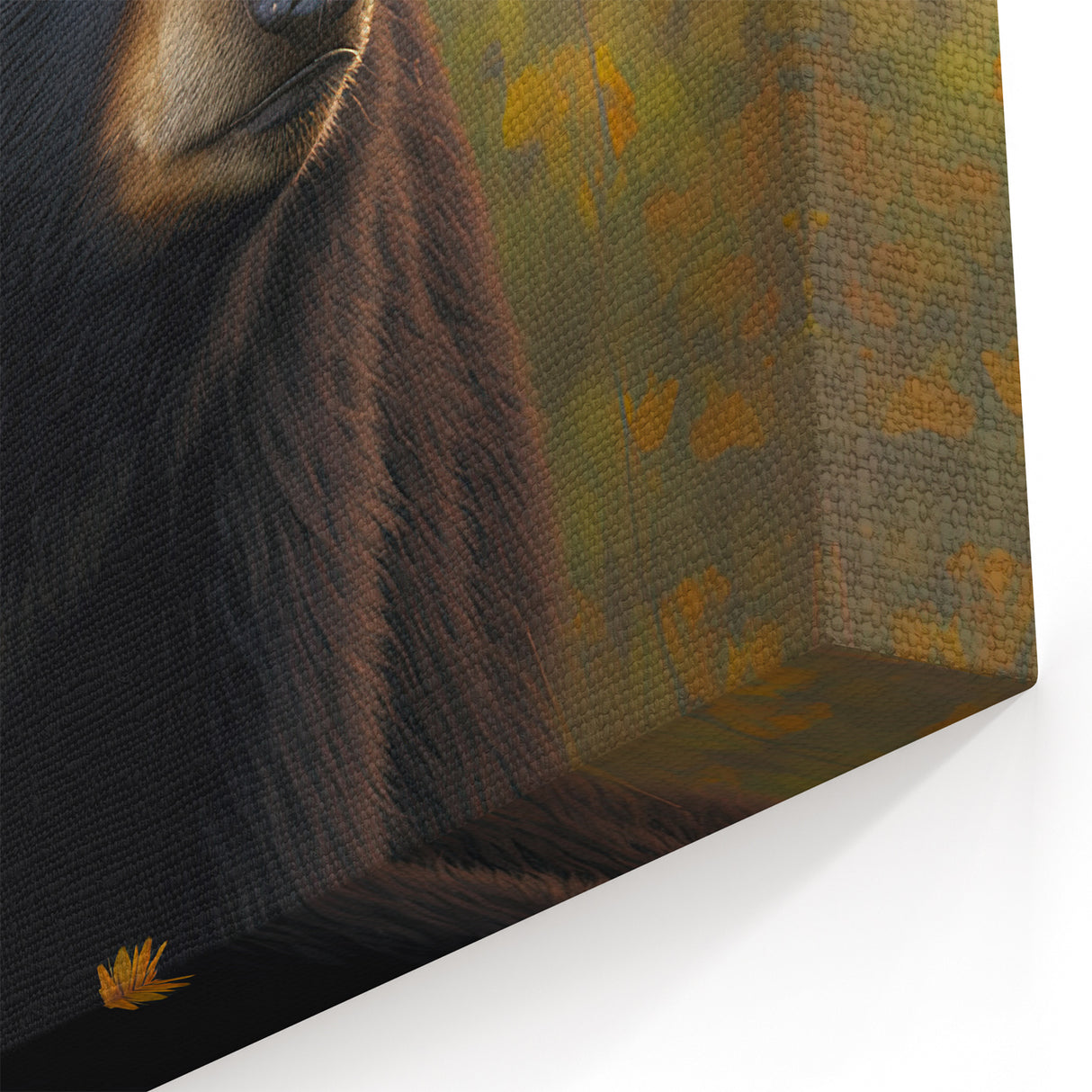 Black Bear with Cub – Heartwarming Wildlife Wall Art Print