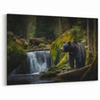 Serene Bear Forest - Stunning Wildlife Photography Canvas Art