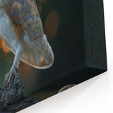 Enchanting Owl Wall Art - Majestic Birds of Prey in Twilight Canvas