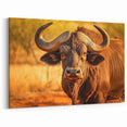 Elegant Buffalo Wall Art - Bison Canvas Decor for Rustic Interiors