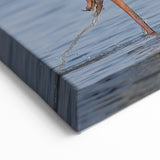 Vibrant Crane Wall Art – Striking Red-Crowned Crane on Canvas & Acrylic
