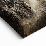 Rustic Deer Wall Art - Woodland Decor - Deer Canvas Print for Home