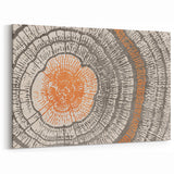 Geometric Strokes and Lines Abstract Art - Modern Canvas Print